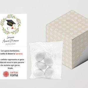 Bomboniera crema- Laurea