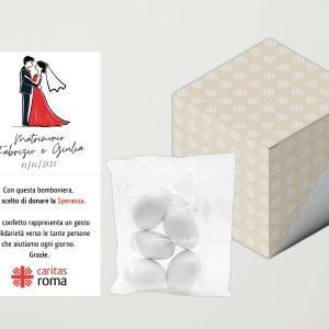 Bomboniera crema- Matrimonio