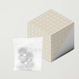 Bomboniera crema- Nessun biglietto