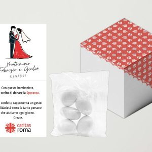 Bomboniera rossa- Matrimonio